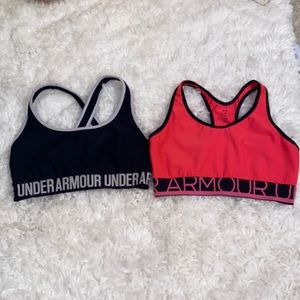Two Under Armour Sports Bras